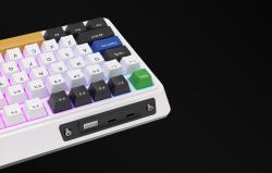 Royal Kludge Bezdrátová mechanická klávesnice KZZI K75 pro RGB, Moment Switch (černá a bílá)