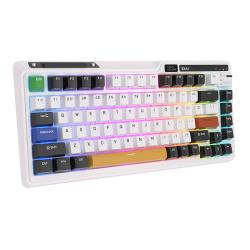 Royal Kludge Bezdrátová mechanická klávesnice KZZI K75 pro RGB, Moment Switch (černá a bílá)