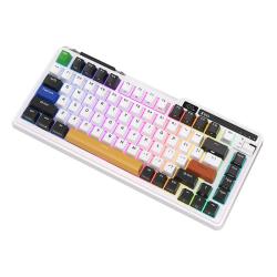 Royal Kludge Bezdrátová mechanická klávesnice KZZI K75 pro RGB, Moment Switch (černá a bílá)