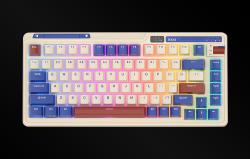 Royal Kludge Bezdrátová mechanická klávesnice KZZI K75 pro RGB, Moment Switch (retro modrá)