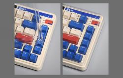 Royal Kludge Bezdrátová mechanická klávesnice KZZI K75 pro RGB, Moment Switch (retro modrá)