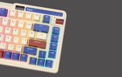 Royal Kludge Bezdrátová mechanická klávesnice KZZI K75 pro RGB, Moment Switch (retro modrá)