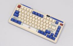 Royal Kludge Bezdrátová mechanická klávesnice KZZI K75 pro RGB, Moment Switch (retro modrá)