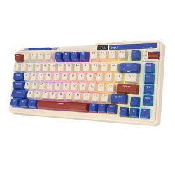 Royal Kludge Bezdrátová mechanická klávesnice KZZI K75 pro RGB, Moment Switch (retro modrá)