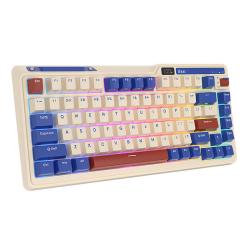 Royal Kludge Bezdrátová mechanická klávesnice KZZI K75 pro RGB, Moment Switch (retro modrá)