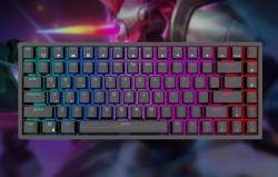 Royal Kludge Bezdrátová mechanická klávesnice RK84 RGB, červené spínače (černá)