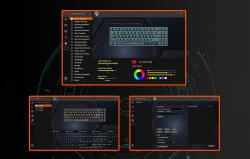 Royal Kludge Bezdrátová mechanická klávesnice RK84 RGB, červené spínače (černá)
