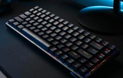 Royal Kludge Bezdrátová mechanická klávesnice RK84 RGB, červené spínače (černá)