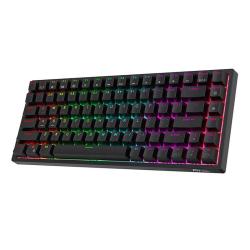 Royal Kludge Bezdrátová mechanická klávesnice RK84 RGB, červené spínače (černá)