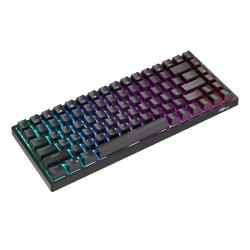 Royal Kludge Bezdrátová mechanická klávesnice RK84 RGB, červené spínače (černá)