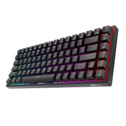Royal Kludge Bezdrátová mechanická klávesnice RK84 RGB, hnědé spínače (černá)
