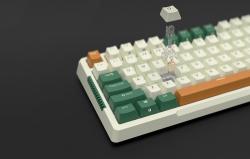 Royal Kludge Bezdrátová mechanická klávesnice RKH81 RGB, Sky cyan switch (zelený)