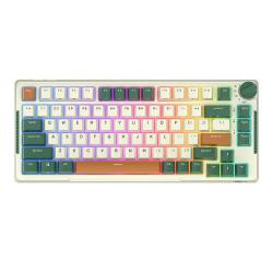 Royal Kludge Bezdrátová mechanická klávesnice RKH81 RGB, Sky cyan switch (zelený) Royal Kludge Bezdrátová mechanická klávesnice RKH81 RGB, Sky cyan switch (zelený)