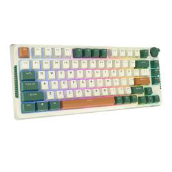 Royal Kludge Bezdrátová mechanická klávesnice RKH81 RGB, Sky cyan switch (zelený)
