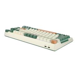 Royal Kludge Bezdrátová mechanická klávesnice RKH81 RGB, Sky cyan switch (zelený)