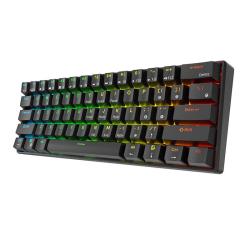 Royal Kludge Mechanická klávesnice RK61 RGB, červené spínače (černá)