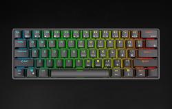 Royal Kludge Mechanická klávesnice RK61 RGB, hnědé spínače (černá)