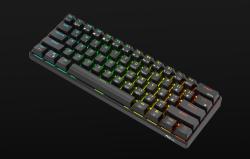 Royal Kludge Mechanická klávesnice RK61 RGB, hnědé spínače (černá)