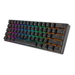 Royal Kludge Mechanická klávesnice RK61 RGB, hnědé spínače (černá)
