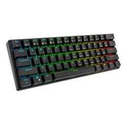 Royal Kludge Mechanická klávesnice RK61 RGB, hnědé spínače (černá)