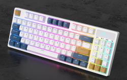 Royal Kludge Mechanická klávesnice RK89 RGB (bílá).
