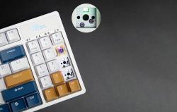Royal Kludge Mechanická klávesnice RK89 RGB (bílá).