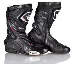RSA Boty na motorku GP-01 černé + šátek Kilpi