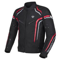 RSA Bunda na motorku Compact 2 čierno-šedo-červená + zľava 12 € na príslušenstvo