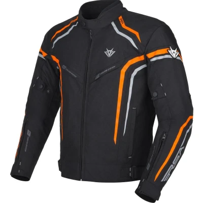 RSA Compact 2 černo-šedo-oranžová bunda na motorku