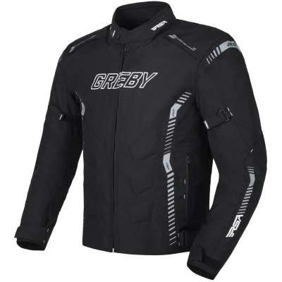 RSA Greby 2 černo-šedá bunda na motorku