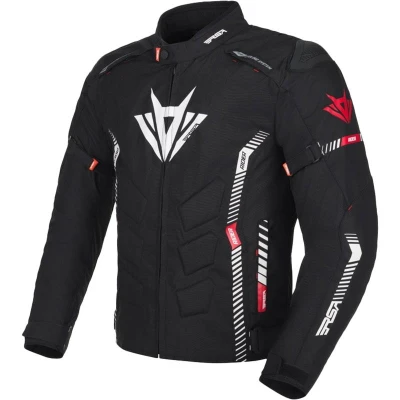 RSA Rider černo-bílo-červená bunda na motorku