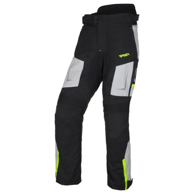 RSA EXO 2 černo-šedo-fluo žluté kalhoty na motorku