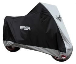 RSA Moto plachta na motocykel čierno-strieborná vel. S