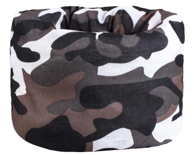 RSA Camo šedý multifunkční šátek na motorku