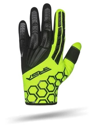 RSA MX EVO černo-fluo žluté pánské rukavice na motorku