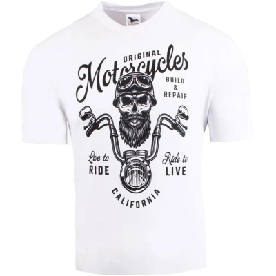 RSA Original Motorcycles bílé tričko