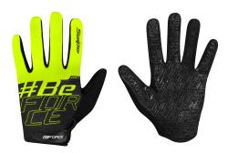 Force Rukavice MTB SWIPE černo-fluo letní
