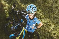 Force Rukavice WOLFIE KID modré