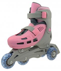 Truly TRISKATE BASIC růžové dětské brusle Truly TRISKATE BASIC růžové dětské brusle