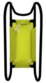 RULYT Kovové saně 62 cm sv.zeleno-černé