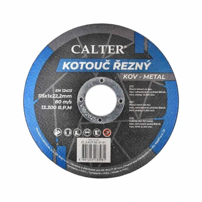RULYT Řezný kotouč Calter 115 x 1 x 22 2 mm RULYT Řezný kotouč Calter 115 x 1 x 22 2 mm
