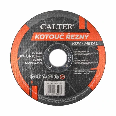 RULYT Řezný kotouč Calter 125 x 2 5 x 22 2 mm RULYT Řezný kotouč Calter 125 x 2 5 x 22 2 mm