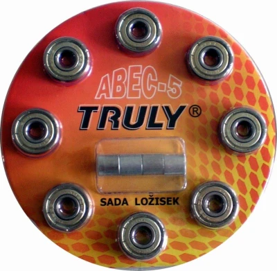 Rulyt Sada ložisek Truly Abec 5 - Carbon/8ks Rulyt Sada ložisek Truly Abec 5 - Carbon/8ks
