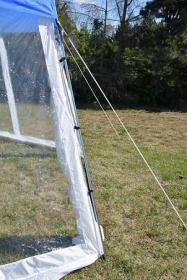 Rulyt zastřešení bazénu do průměru 3.66 m, modro-bílé (VÝPRODEJ)