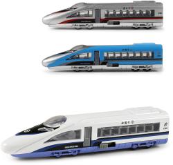 Rychlovlak 12cm kovový vláček volný chod 3 druhy v plastovém boxu Rychlovlak 12cm kovový vláček volný chod 3 druhy v plastovém boxu