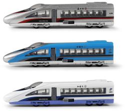 Rychlovlak 12cm kovový vláček volný chod 3 druhy v plastovém boxu