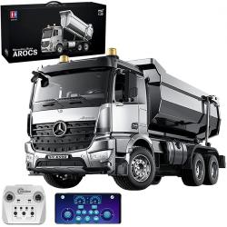 S-idee Mercedes-Benz Arocs RC kovový sklápěč, 1:20, 4WD, šedý + sleva 600,- na příslušenství