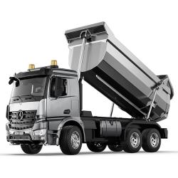 S-idee Mercedes-Benz Arocs RC kovový sklápěč, 1:20, 4WD, šedý + sleva 600,- na příslušenství