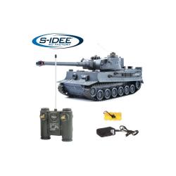 s-Idee RC bojující tank Tiger 1 1:28 šedá