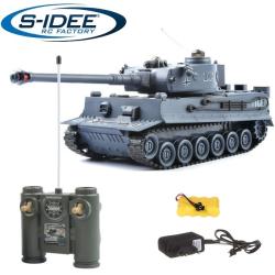 s-Idee RC bojující tank Tiger 1 1:28 šedá